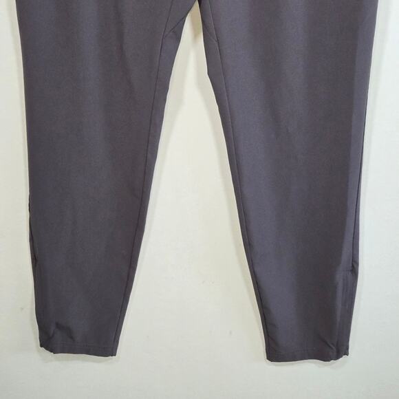 Gym Shark Mens Woven Lightweight Slim Fit Tapered Gray Leg Joggers Size Large - Picture 10 of 11
